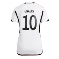 Ženski Nogometni dresi Nemčija Serge Gnabry #10 Domači SP 2022 Kratek Rokav